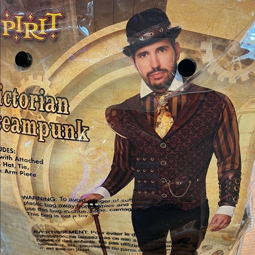 Spirit Victorian Steampunk Outfit, Adult size medium - Picture 5 of 9